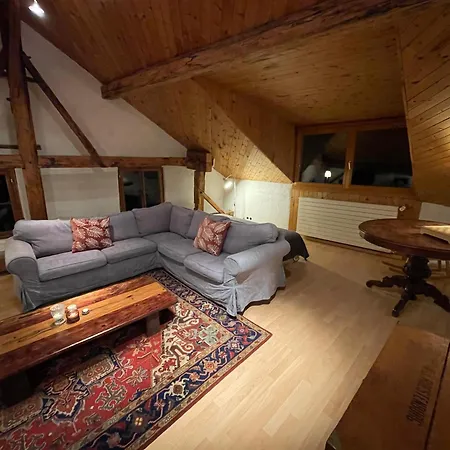 Grosse Im Engadinerhaus Apartmán Sent